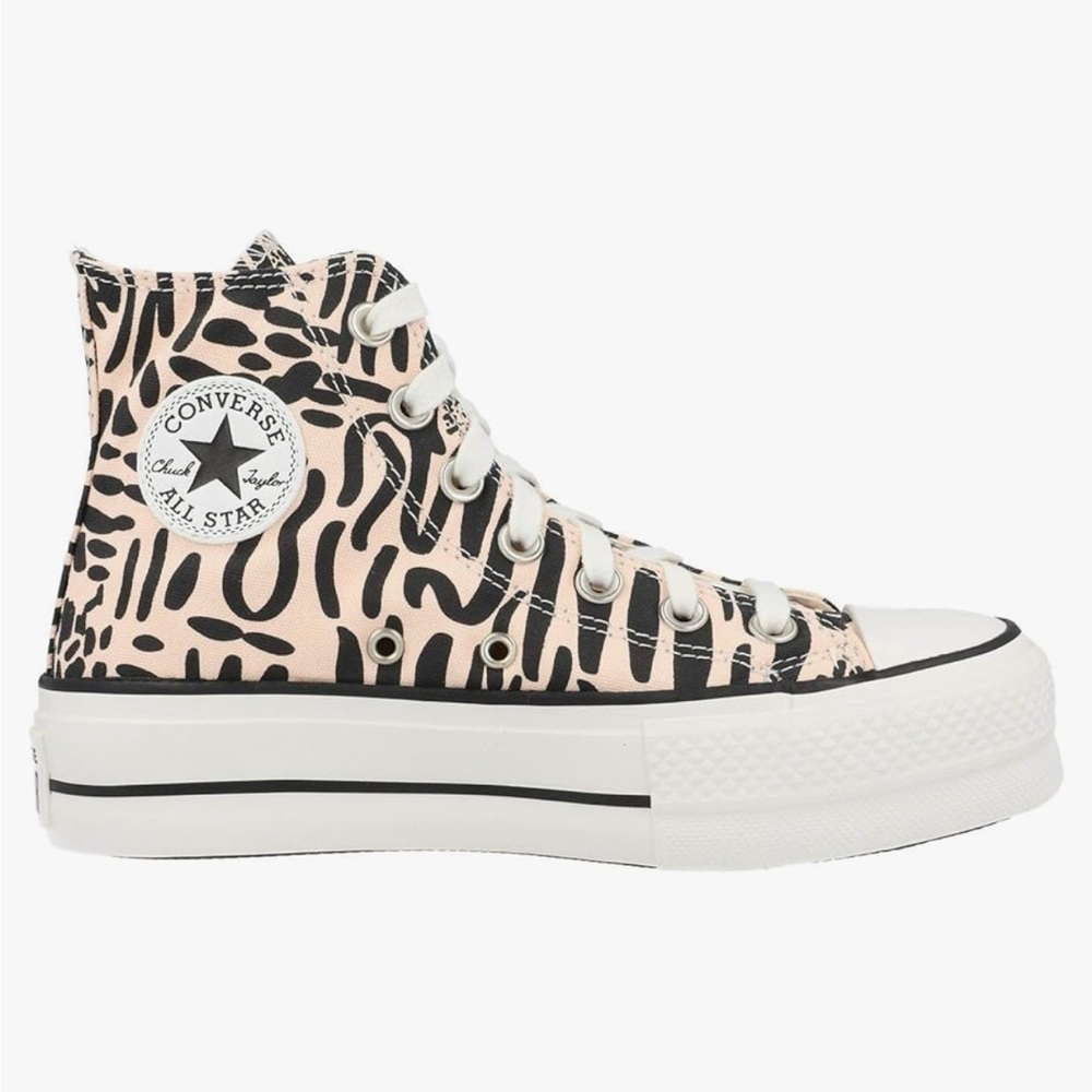 *RARE* Converse Chuck Taylor All Star Lift Platform Animal Mix, Hi Jungle Art